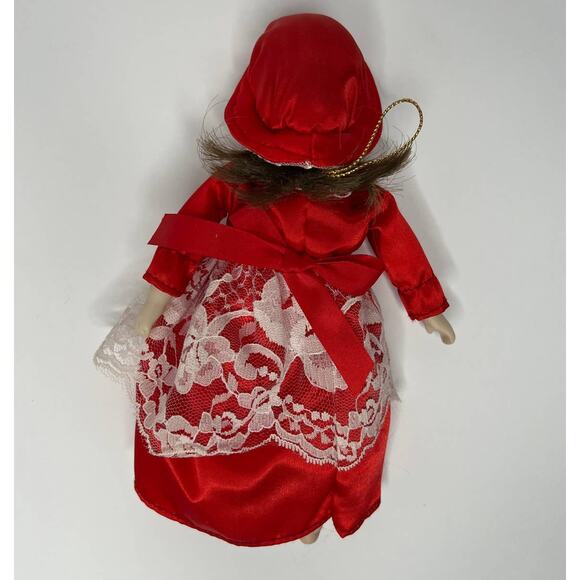 Porcelain Doll of the Month Gorham Collectible Doll February 1983 8" Bisque Doll - Picture 3 of 5